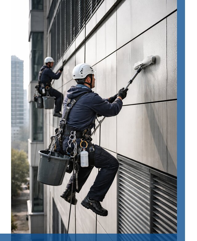 Мойка вентилируемого фасада в Бугуруслане от 255 р. | ВЫСОТНИК-Бгр