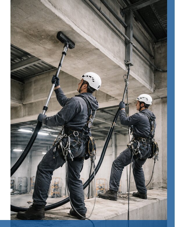 Обеспыливание потолочных конструкций в Бугуруслане от 255 р. |ВЫСОТНИК-Бгр