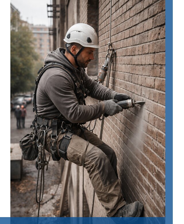 Расшивка кирпичных швов в Бугуруслане от 611 р. | ВЫСОТНИК-Бгр