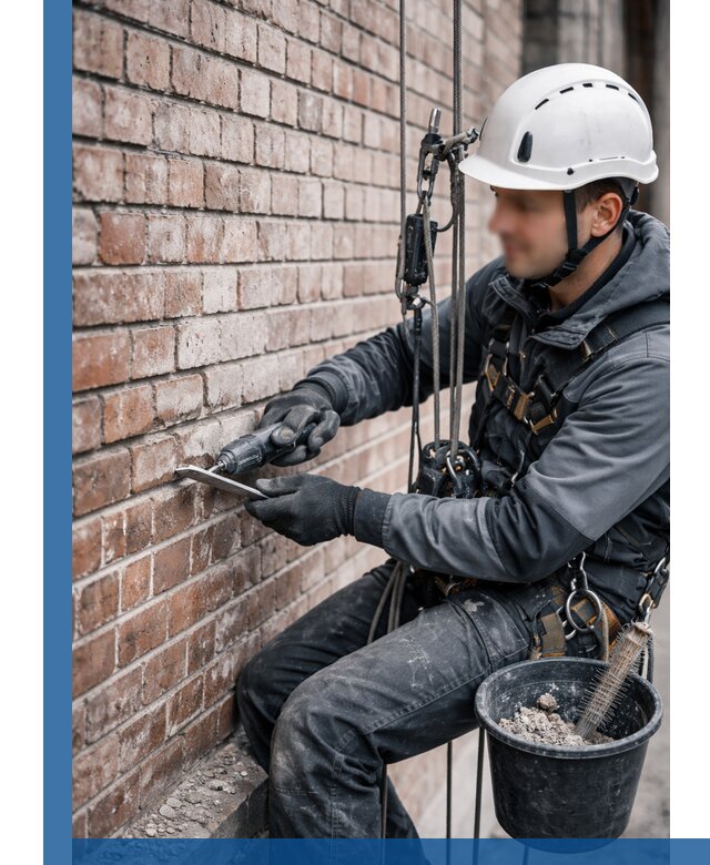 Расшивка кирпичных швов фасадов и стен, ремонт в Бугуруслане