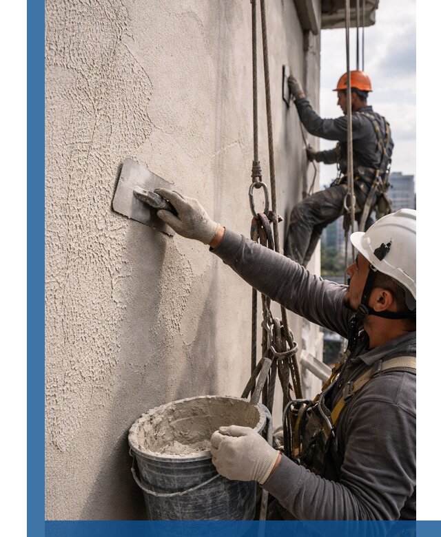 Декоративная штукатурка фасада с утеплением и защитой в Бугуруслане