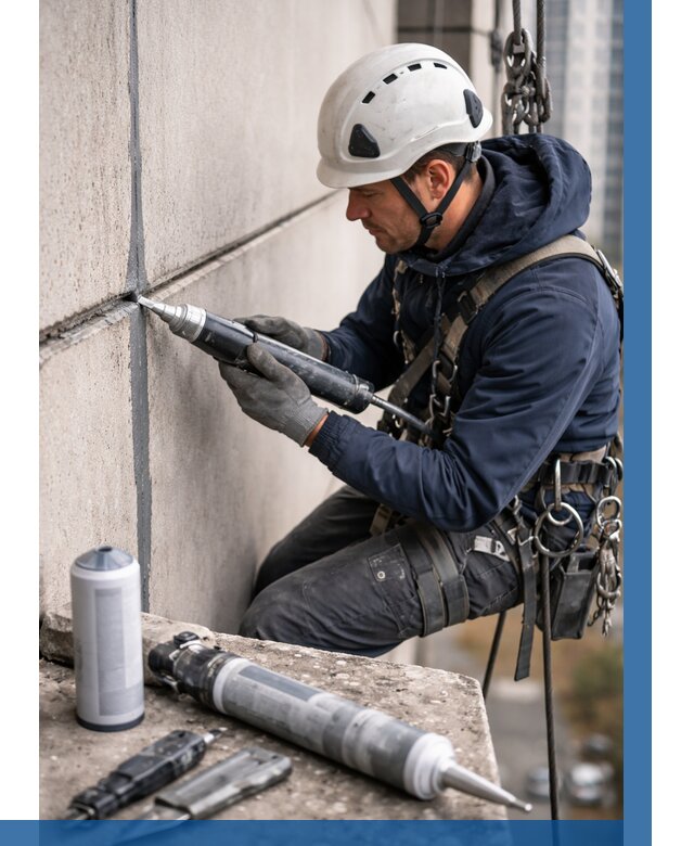 Вторичная герметизация швов в Бугуруслане от 459 р. | ВЫСОТНИК-Бгр