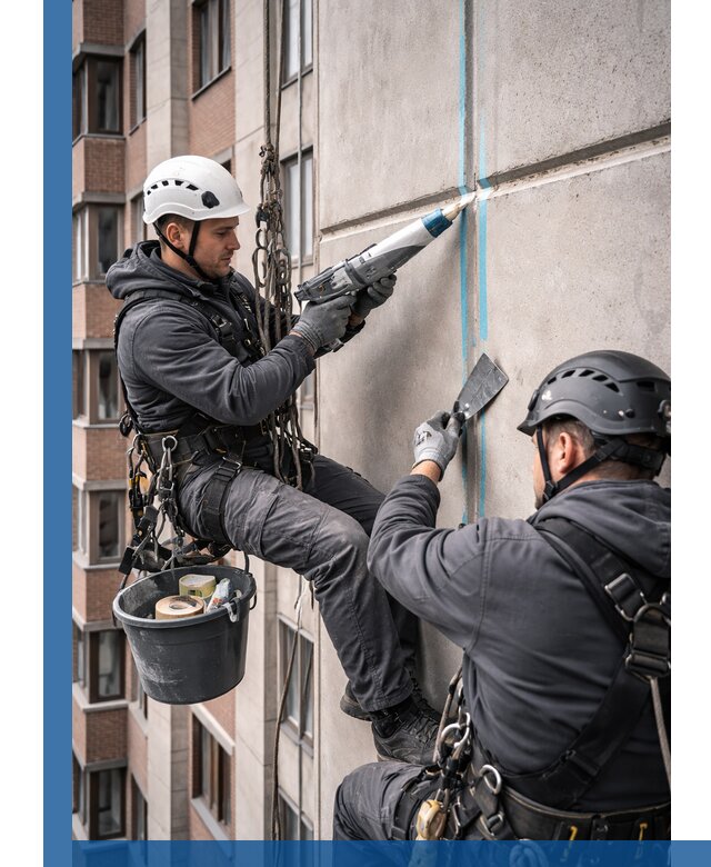 Вторичная герметизация швов фасада и кровли в Бугуруслане