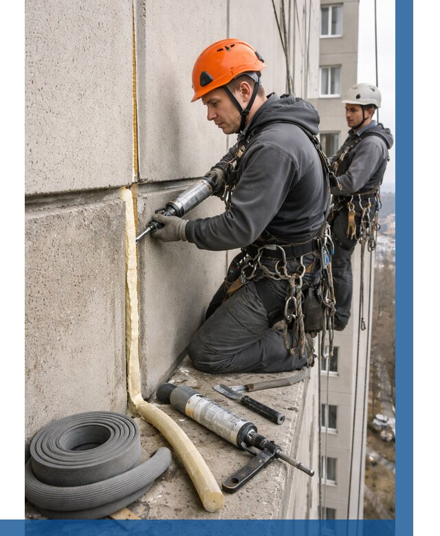 Теплый шов межпанельные швы в Бугуруслане от 713 р. | ВЫСОТНИК-Бгр