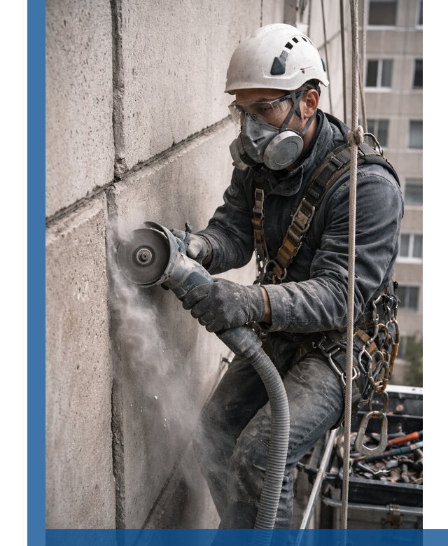 Штробление межпанельных швов в Бугуруслане качественно и быстро