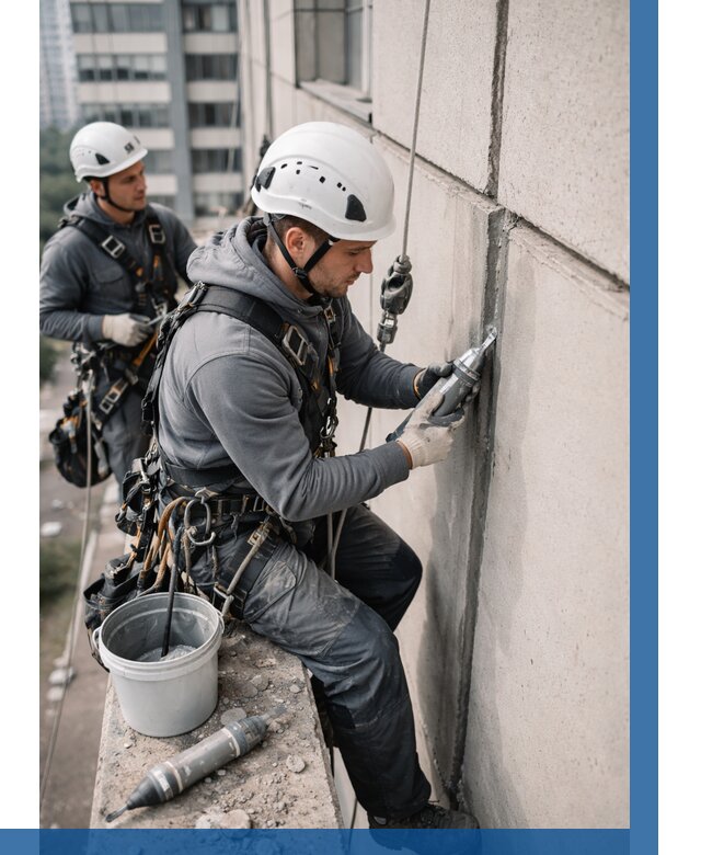 Ремонт деформационных швов здания в Бугуруслане от 1019 р. | ВЫСОТНИК-Бгр