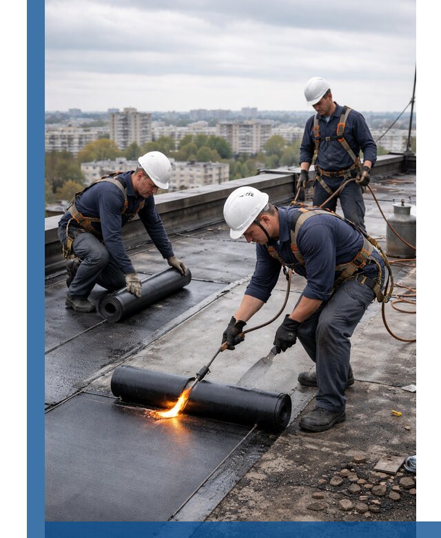 Ремонт наплавляемой кровли в Бугуруслане качественно и надежно