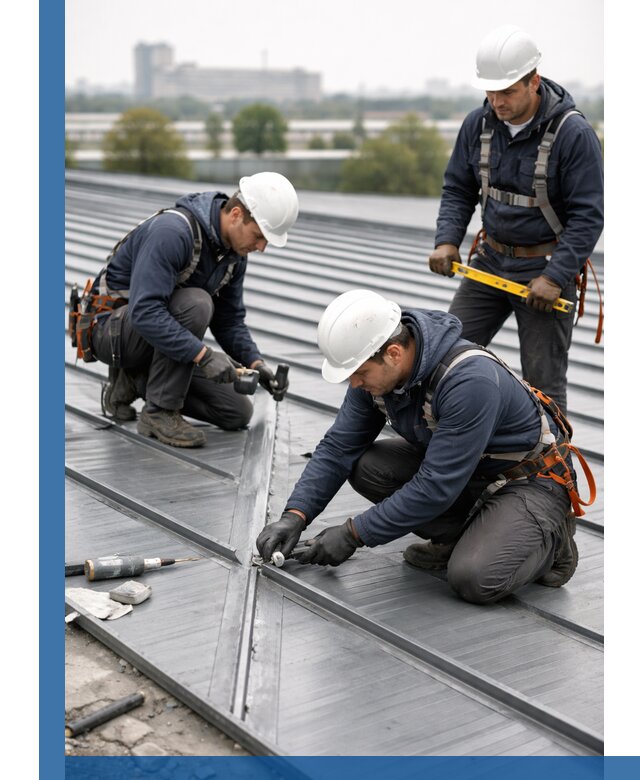 Ремонт фальцевой кровли в Бугуруслане срочно и качественно