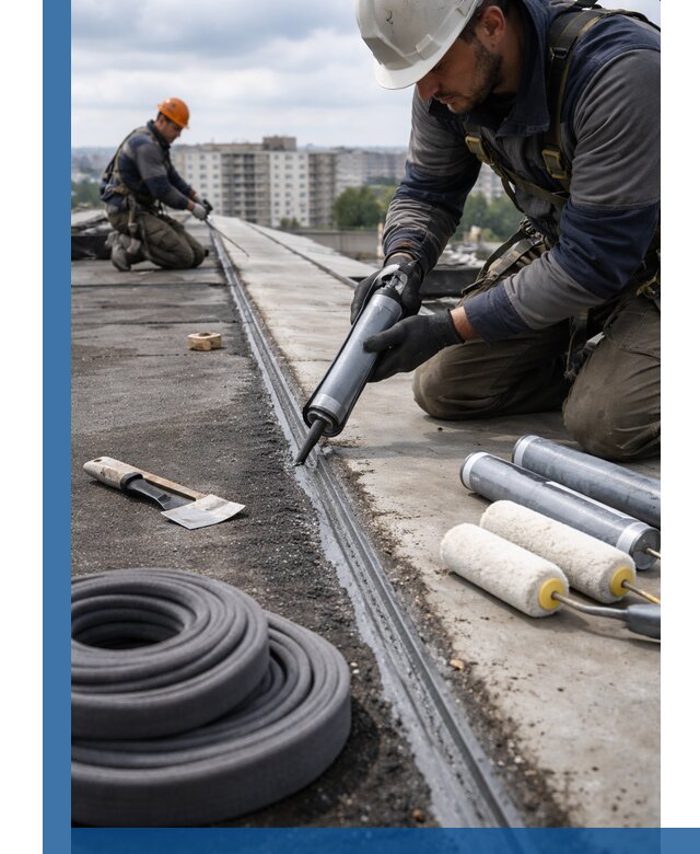 Герметизация швов кровли в Бугуруслане с гарантией герметичности