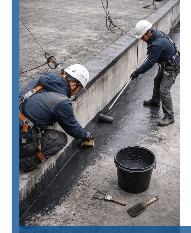 Гидроизоляция кровли жидкой резиной профессионально в Бугуруслане