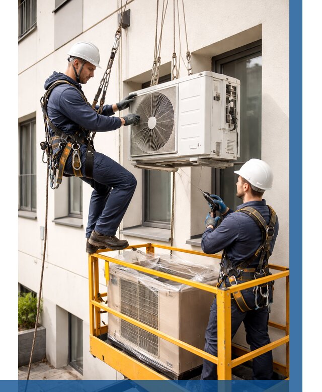 Демонтаж внешнего блока кондиционера в Бугуруслане от 3567 р. | ВЫСОТНИК-Бгр