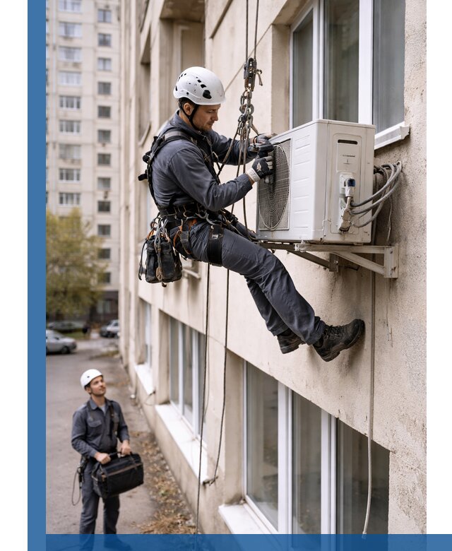 Демонтаж внешнего блока кондиционера в Бугуруслане профессионально