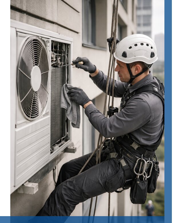 Обслуживание внешнего блока кондиционера в Бугуруслане от 2751 р.ВЫСОТНИК-Бгр