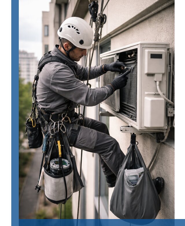 Обслуживание внешнего блока кондиционера в Бугуруслане профессионально