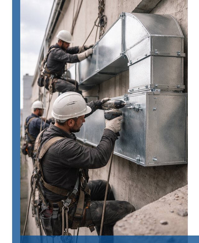 Профессиональный монтаж вентиляционных коробов в Бугуруслане под ключ