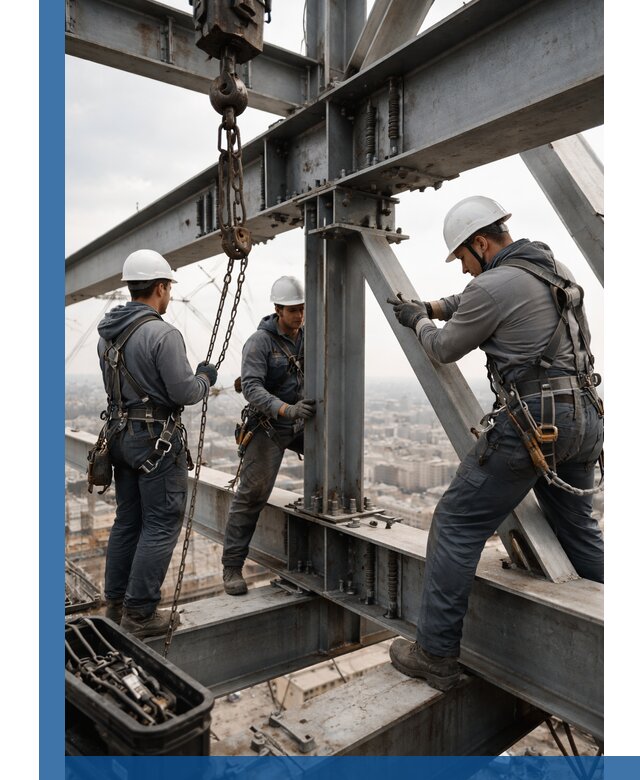 Профессиональный монтаж металлоконструкций на высоте в Бугуруслане