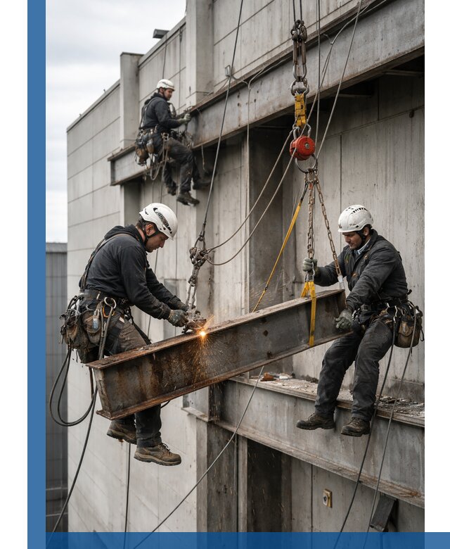 Демонтаж металлоконструкций на высоте в Бугуруслане под ключ