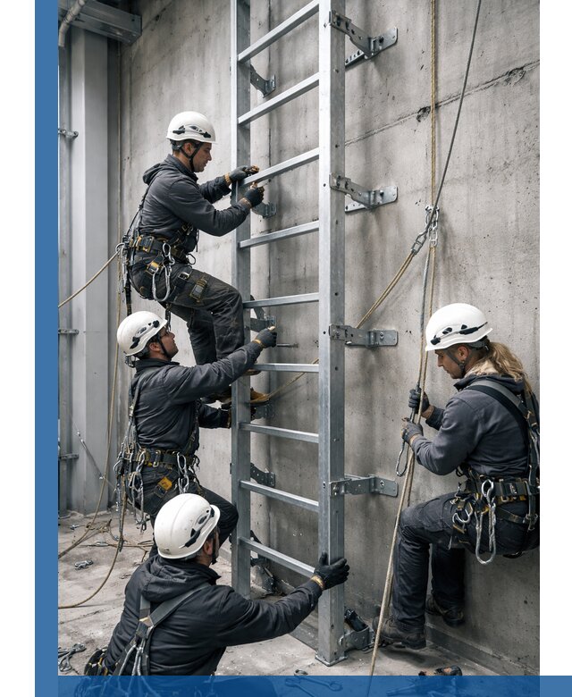 Монтаж металлических лестниц в Бугуруслане под ключ со гарантией