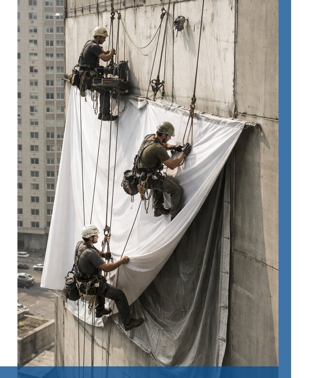 Замена баннерного полотна в Бугуруслане от 6624 р. | ВЫСОТНИК-Бгр—заказать