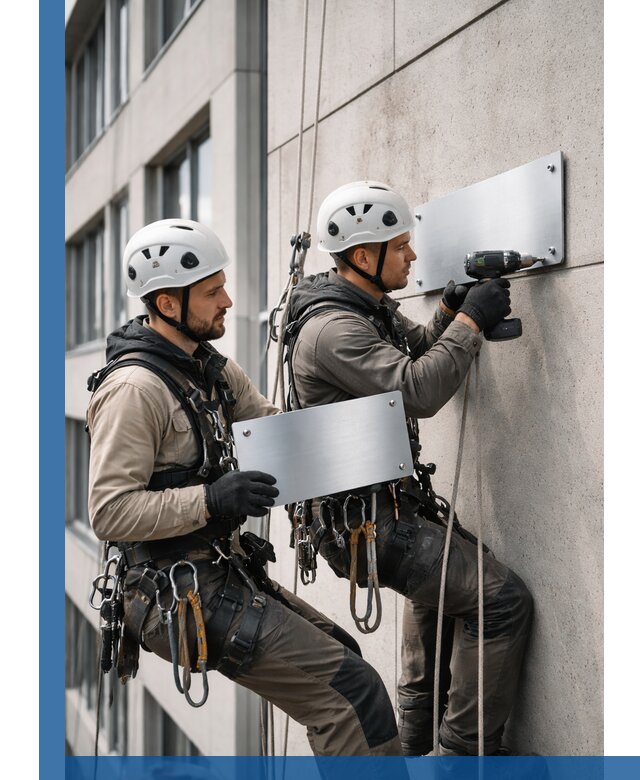 Монтаж табличек и указателей в Бугуруслане для зданий и сооружений