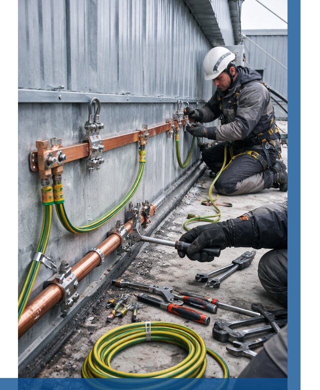 Монтаж заземления здания в Бугуруслане от 25475 р. | ВЫСОТНИК-Бгр