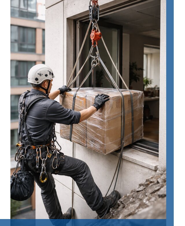 Подъем груза через окно в Бугуруслане от 4586 р. | ВЫСОТНИК-Бгр