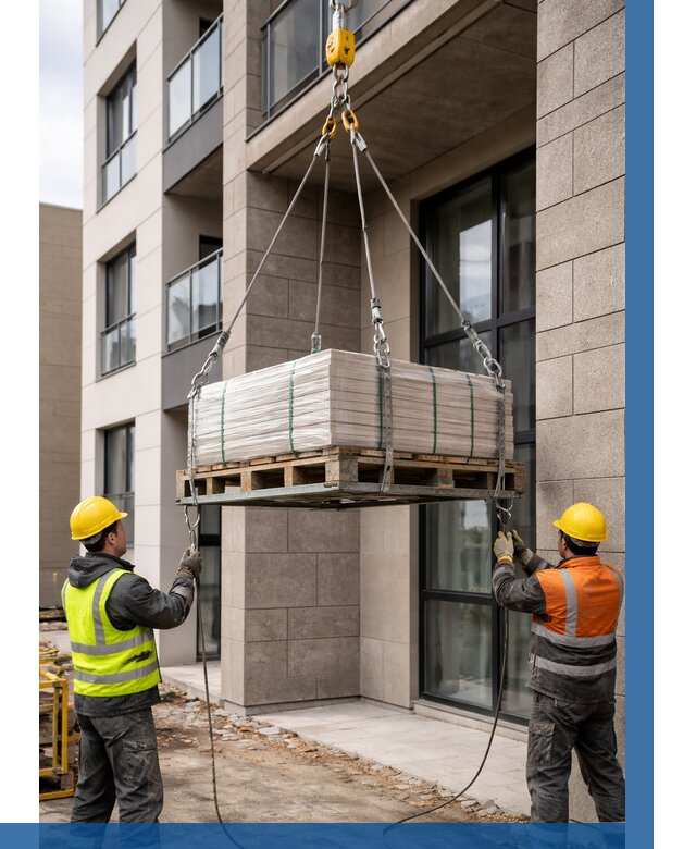 Подъем керамогранита на этаж в Бугуруслане от 3567 р. | ВЫСОТНИК-Бгр