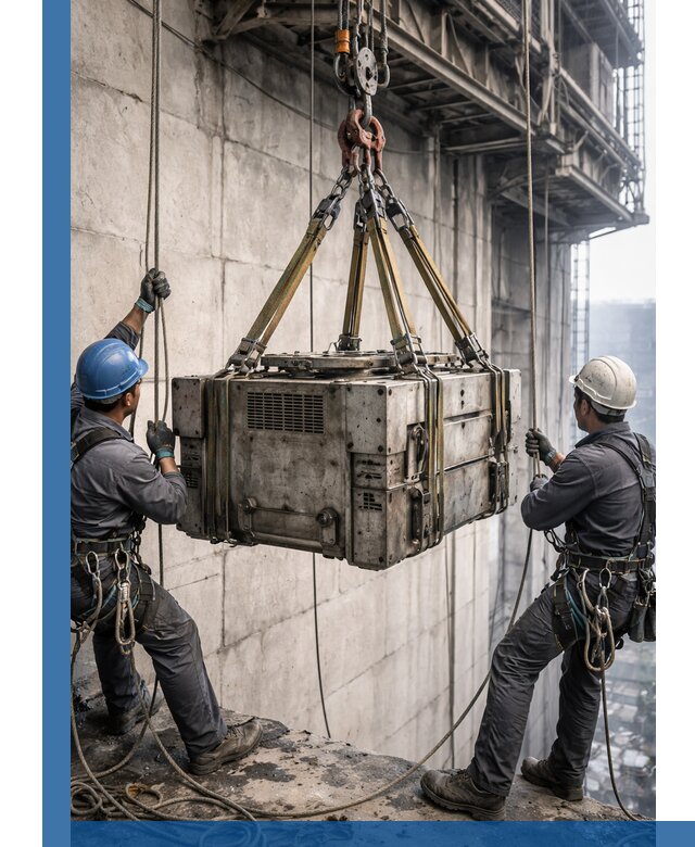 Такелажные работы на высоте, подъем и монтаж грузов в Бугуруслане