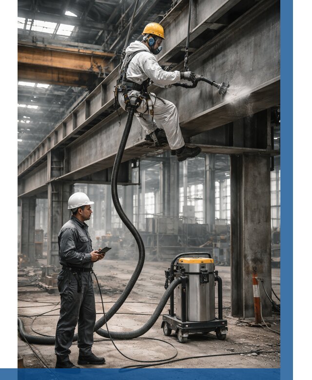 Обеспыливание конструкций в цехе в Бугуруслане от 4280 р. | ВЫСОТНИК-Бгр