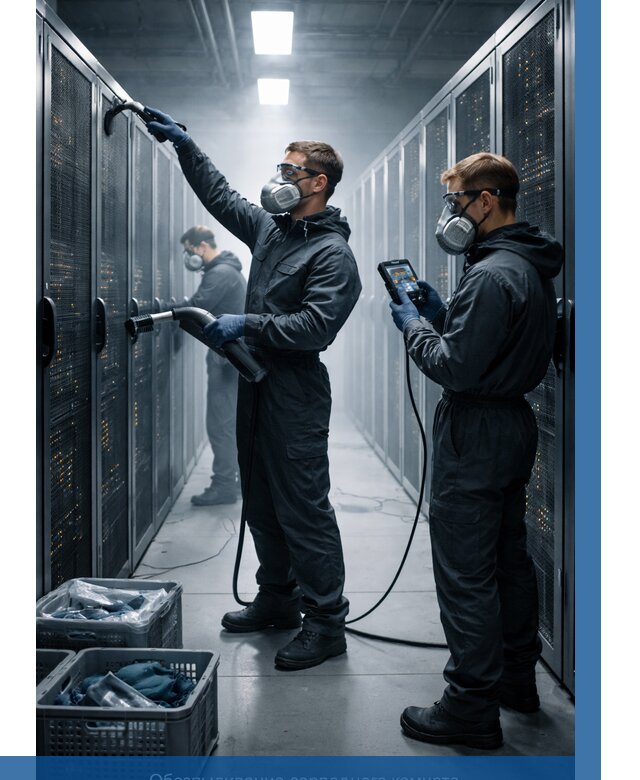 Обеспыливание серверной комнаты в Бугуруслане от 4586 р. | ВЫСОТНИК-Бгр