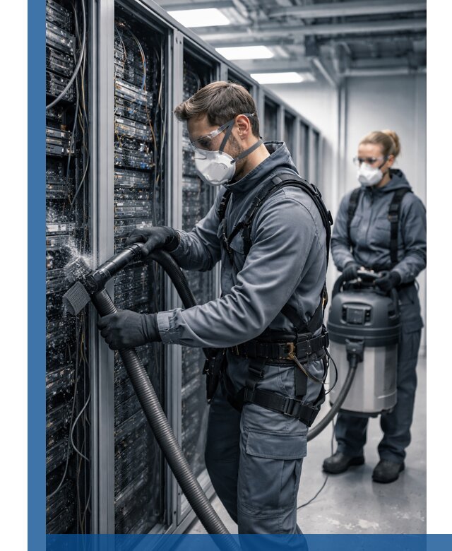 Обеспыливание серверной комнаты в Бугуруслане, профессиональная очистка