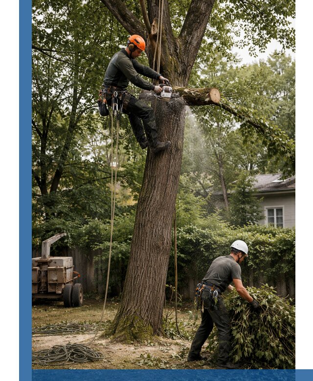 Кронирование деревьев в Бугуруслане, безопасная высотная обрезка