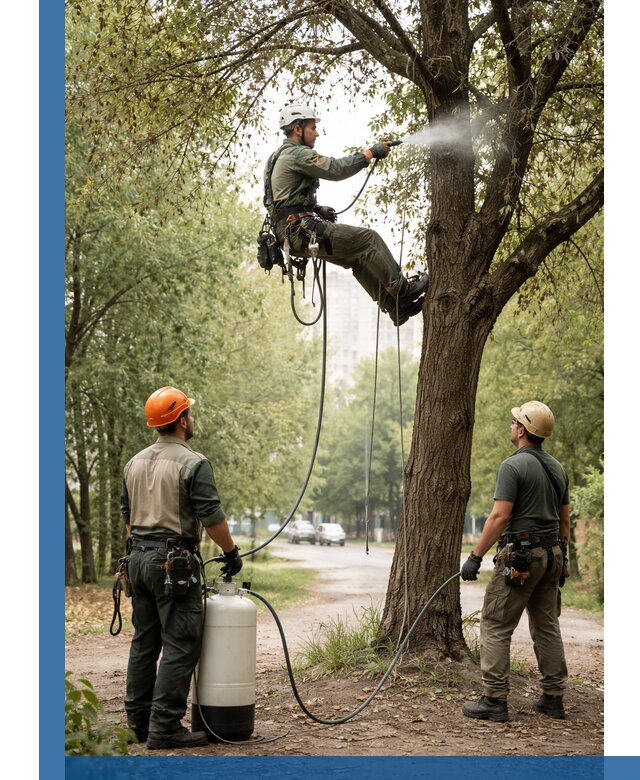 Обработка деревьев от вредителей в Бугуруслане профессиональная защита