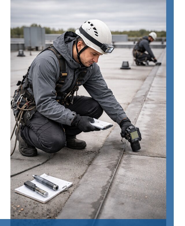 Обследование кровли на протечки в Бугуруслане от 4586 р. | ВЫСОТНИК-Бгр