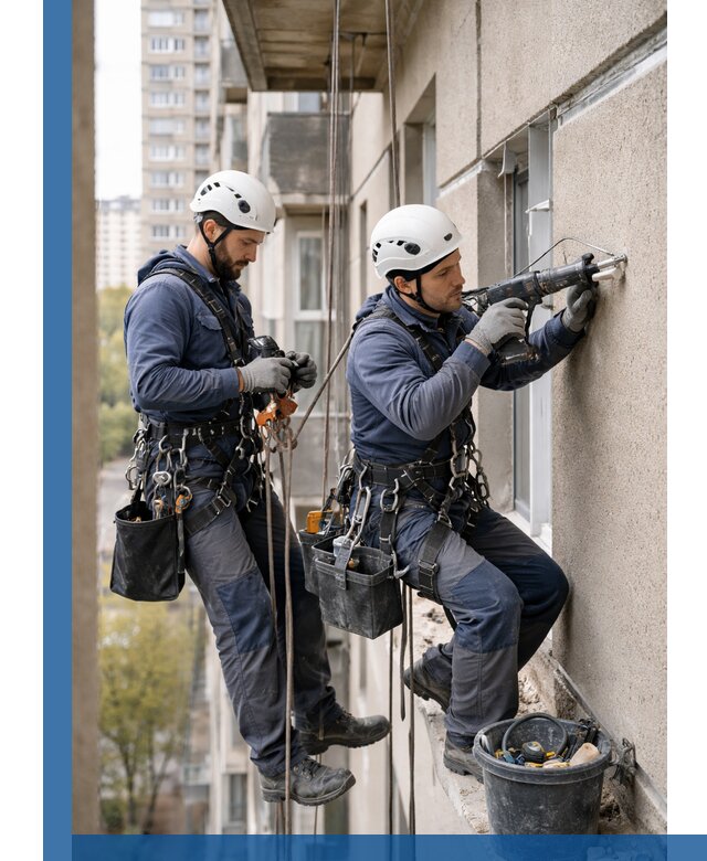 Промышленные альпинисты высотные работы и монтаж в Бугуруслане